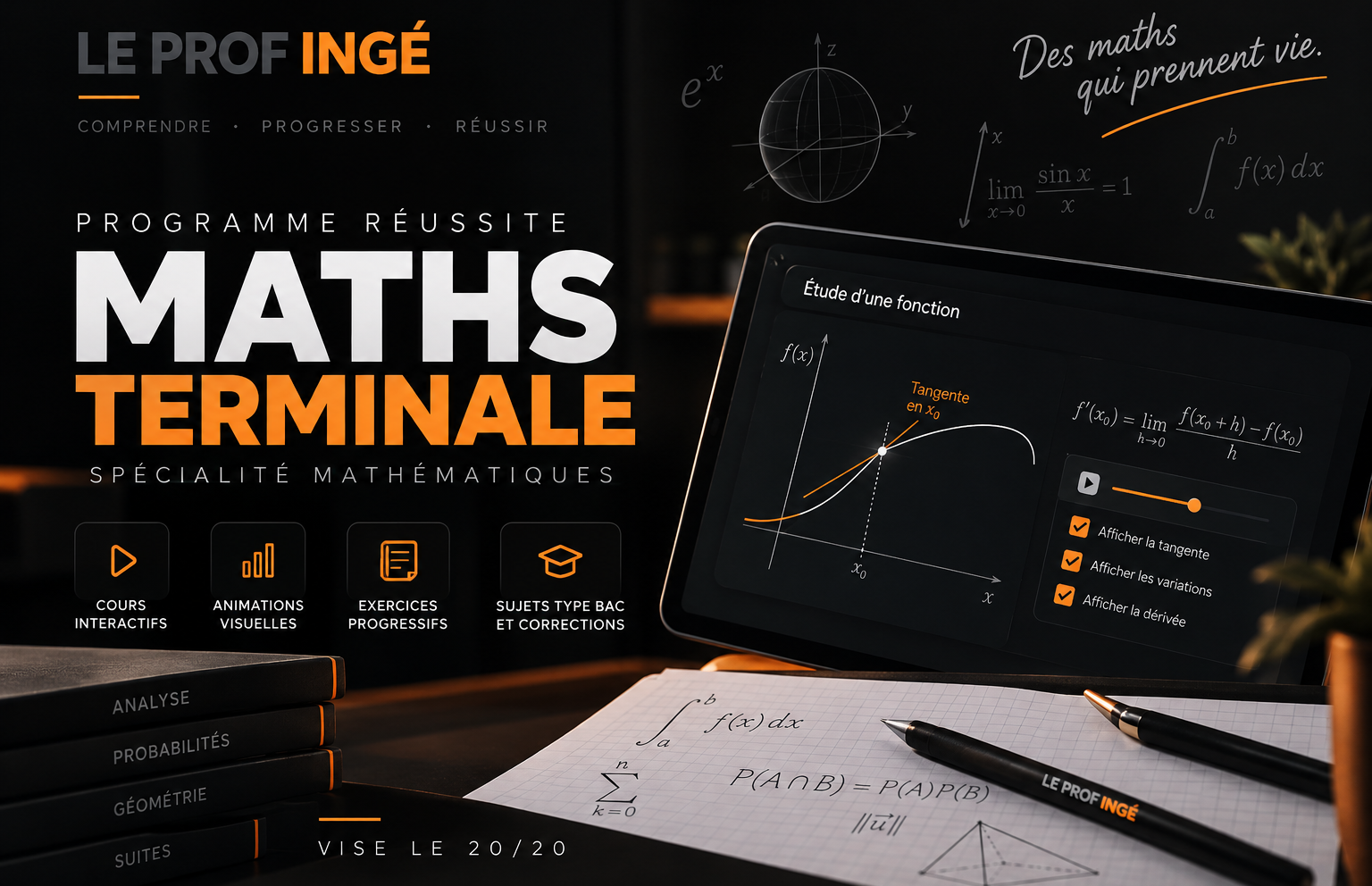 Programme Reussite Maths Terminale